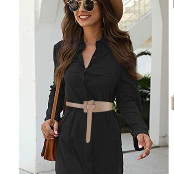 Tan Tie Waist Belt  - Picture 1 of 4